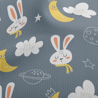 The Rabbit And The Moon Sleepi Athletic Mesh Flat Back