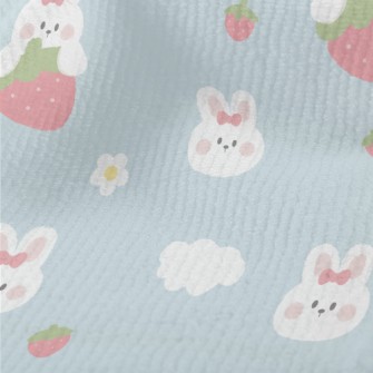 Cute Rabbit And Strawberry Terry