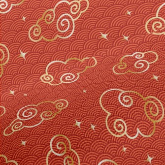 Joyful Golden Clouds Performance Linen