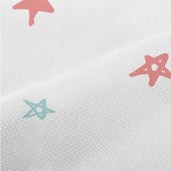 Hand Drawn Colorful Stars Performance Linen
