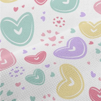 Colorful Love Heart Performance Linen
