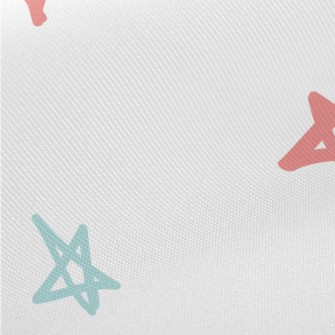 Hand Drawn Colorful Stars Twill