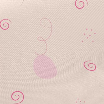Simple Pink Sphere And Lines Twill