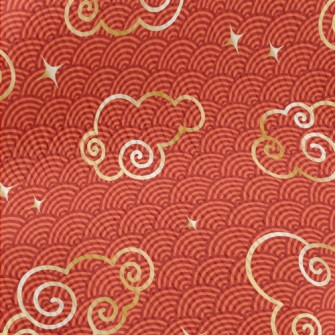 Joyful Golden Clouds Standard Corduroy