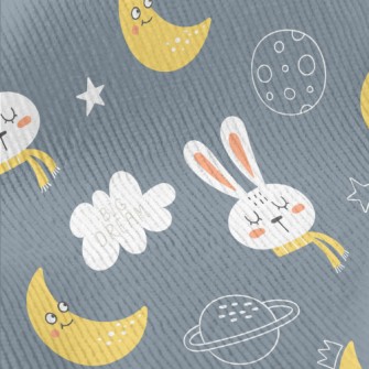 The Rabbit And The Moon Sleepi Standard Corduroy