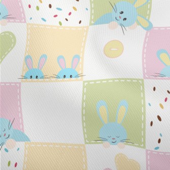 Cute And Lovely Rabbit Plaid Dobby