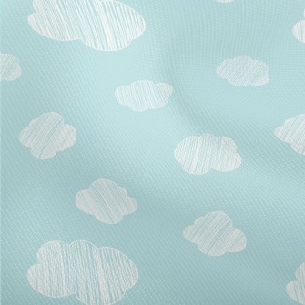 Hand Drawn White Clouds Dobby