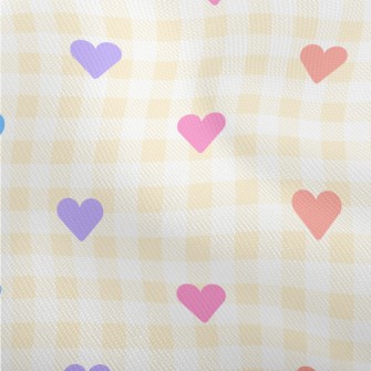 Simple And Small Love Grid Dobby