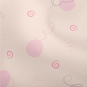 Simple Pink Sphere And Lines Dobby