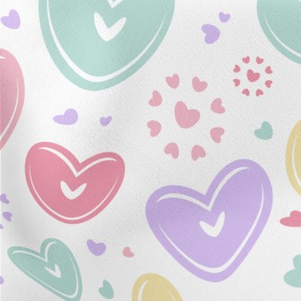 Colorful Love Heart Stretch Ponte