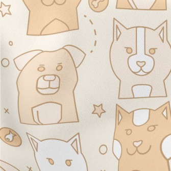 Simple Cute Dog Stretch Ponte