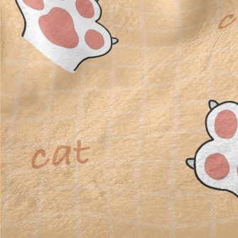 Q Elastic Soft And Tender Cat  Minky