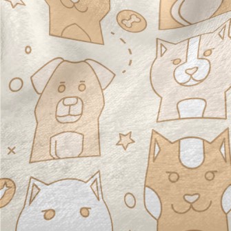 Simple Cute Dog Minky