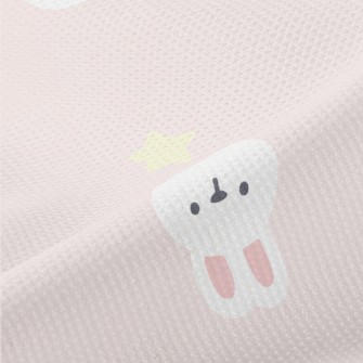 Pink And Cute Strawberry Rabbi Piqué