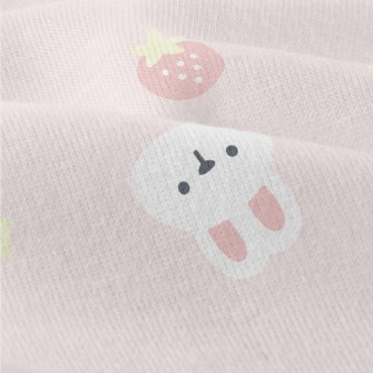 Pink And Cute Strawberry Rabbi Modern Jersey