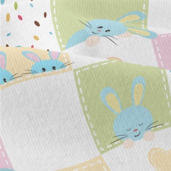 Cute And Lovely Rabbit Plaid Modern Jersey