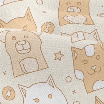 Simple Cute Dog Modern Jersey