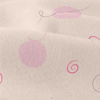 Simple Pink Sphere And Lines Modern Jersey