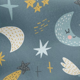 The Solar System Floating In T Jersey Backed Fleece