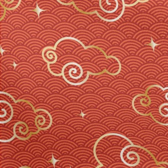 Joyful Golden Clouds Pongee