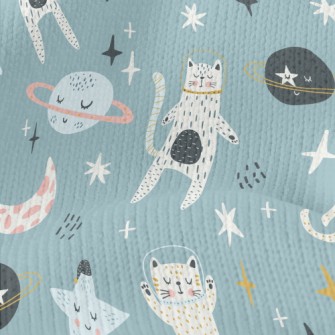 Cats Roaming In Space Stretch Jersey
