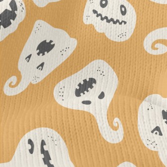 Pumpkin With Changing Expressi Stretch Jersey