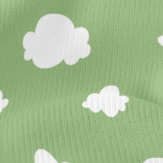 Full Of Small White Clouds Stretch Jersey