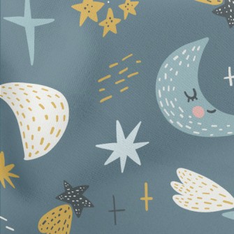 The Solar System Floating In T Lightweight Cotton Poplin