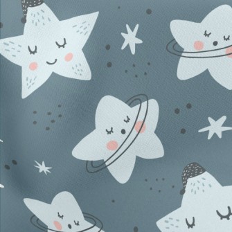 The Stars Sleeping In The Star Lightweight Cotton Poplin