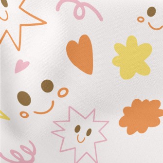 Funny And Cute Expressions And Lightweight Cotton Poplin