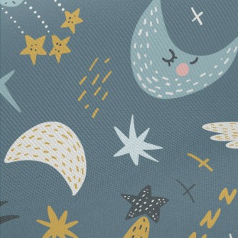 The Solar System Floating In T Midweight Cotton Poplin
