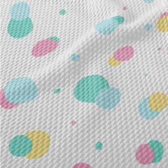 Bright Polka Dots Birdseye Piqué