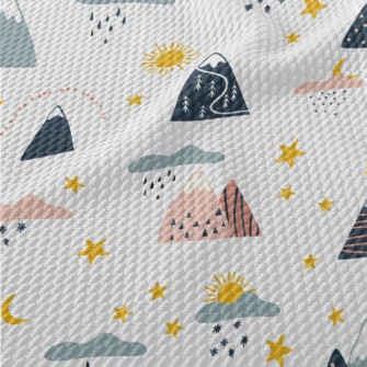 Simple And Cute Hills Birdseye Piqué
