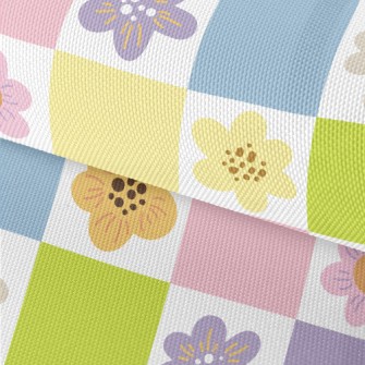 Colorful Flowers Waterproof Oxford