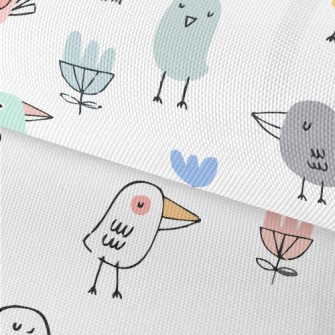 Funny And Cute Birds Waterproof Oxford