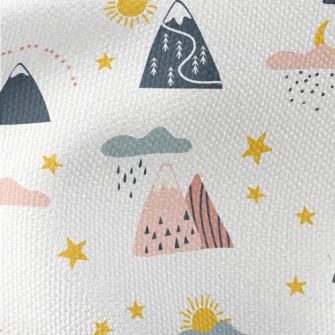 Simple And Cute Hills Waterproof Canvas