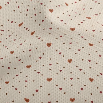 Simple And Fresh Love Lines Athletic Mesh Flat Back