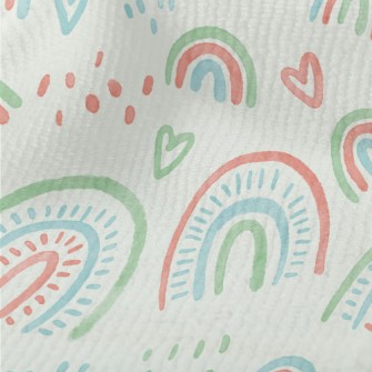 Watercolor Rainbow Lines Terry