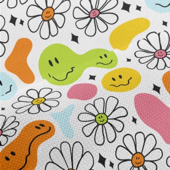Funny And Cute Emoticon Graphi Performance Linen