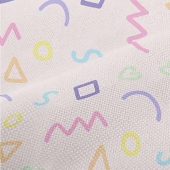 Colorful And Cute Lines Performance Linen