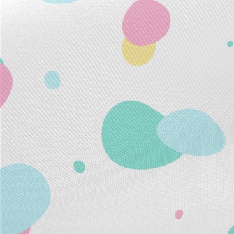 Bright Polka Dots Twill