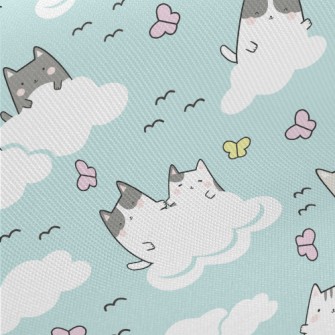 Cat In The White Clouds Twill