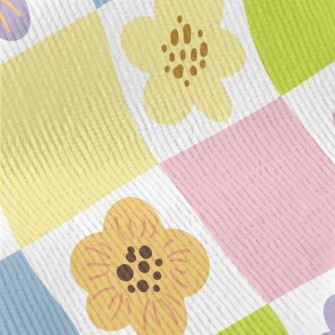 Colorful Flowers Standard Corduroy