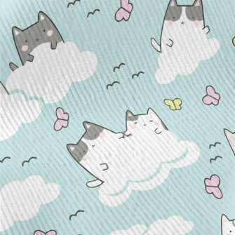 Cat In The White Clouds Standard Corduroy
