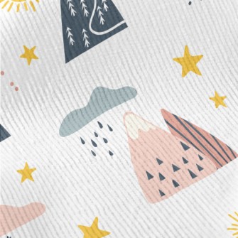 Simple And Cute Hills Standard Corduroy
