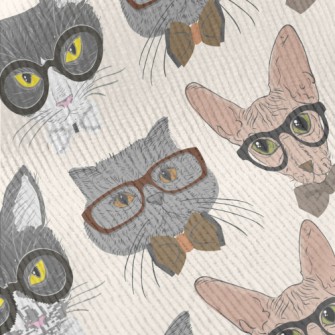 Cats Wearing Glasses Standard Corduroy