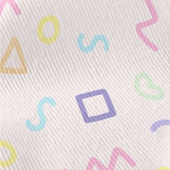 Colorful And Cute Lines Standard Corduroy