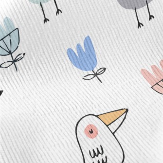 Funny And Cute Birds Standard Corduroy