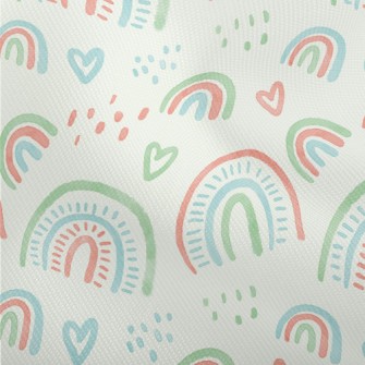 Watercolor Rainbow Lines Dobby