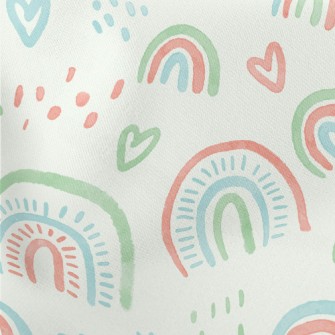 Watercolor Rainbow Lines Stretch Ponte